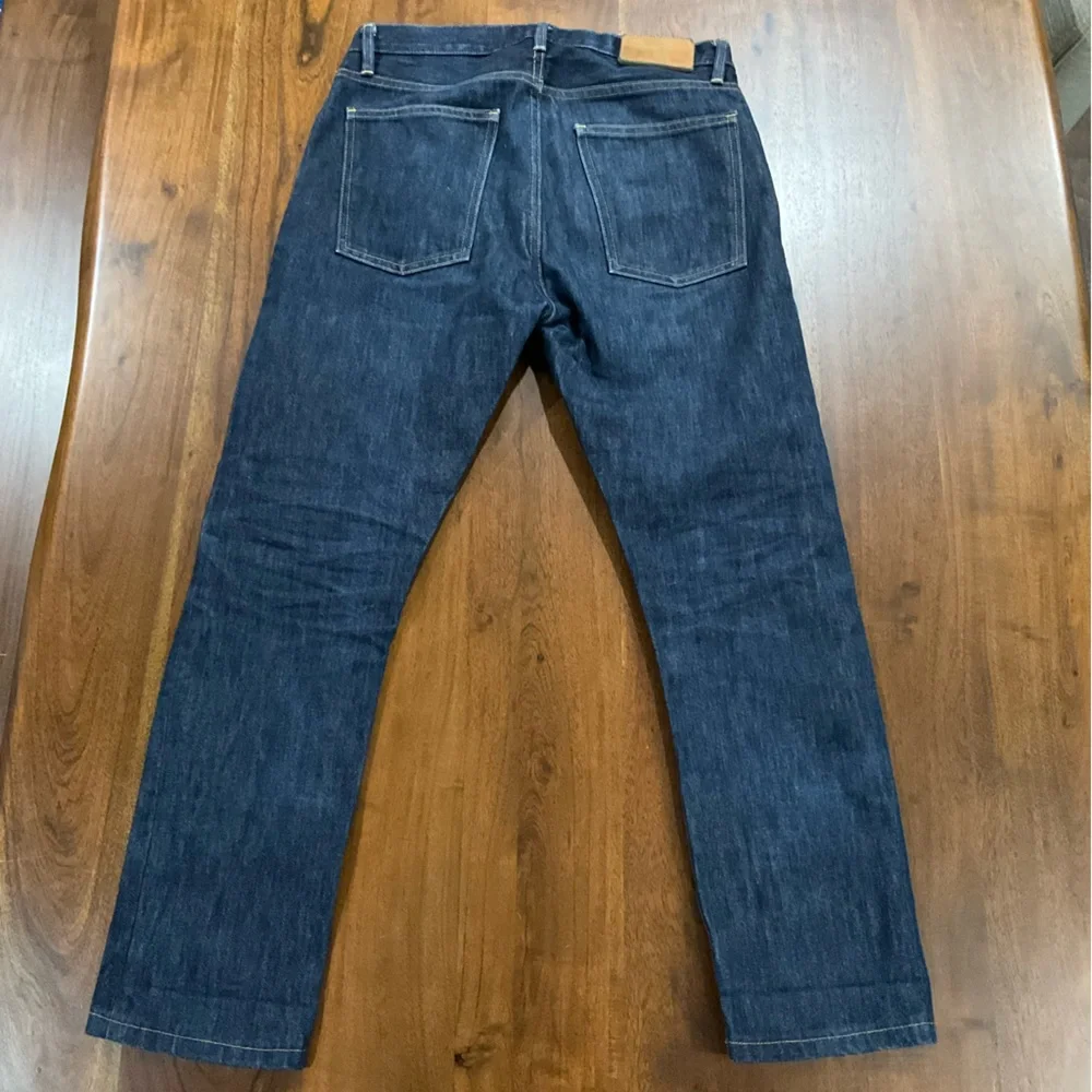 Taylor Stitch Slim Fit Jeans Blue Indigo Denim Button Fly Men’s Size 30